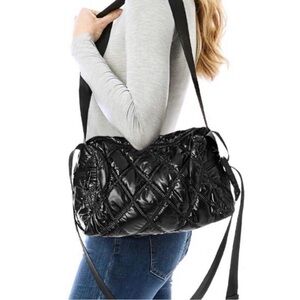 Black Quilted Women's Bag
